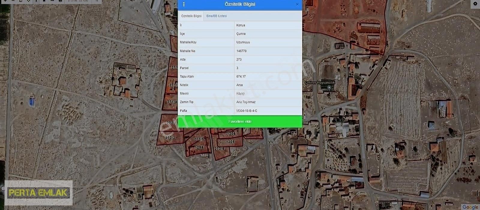 Konya Cumra Müstakil 2 Adet Ev Tapu Sahibi Perta Emlak Ümit Tahm - Görsel 11