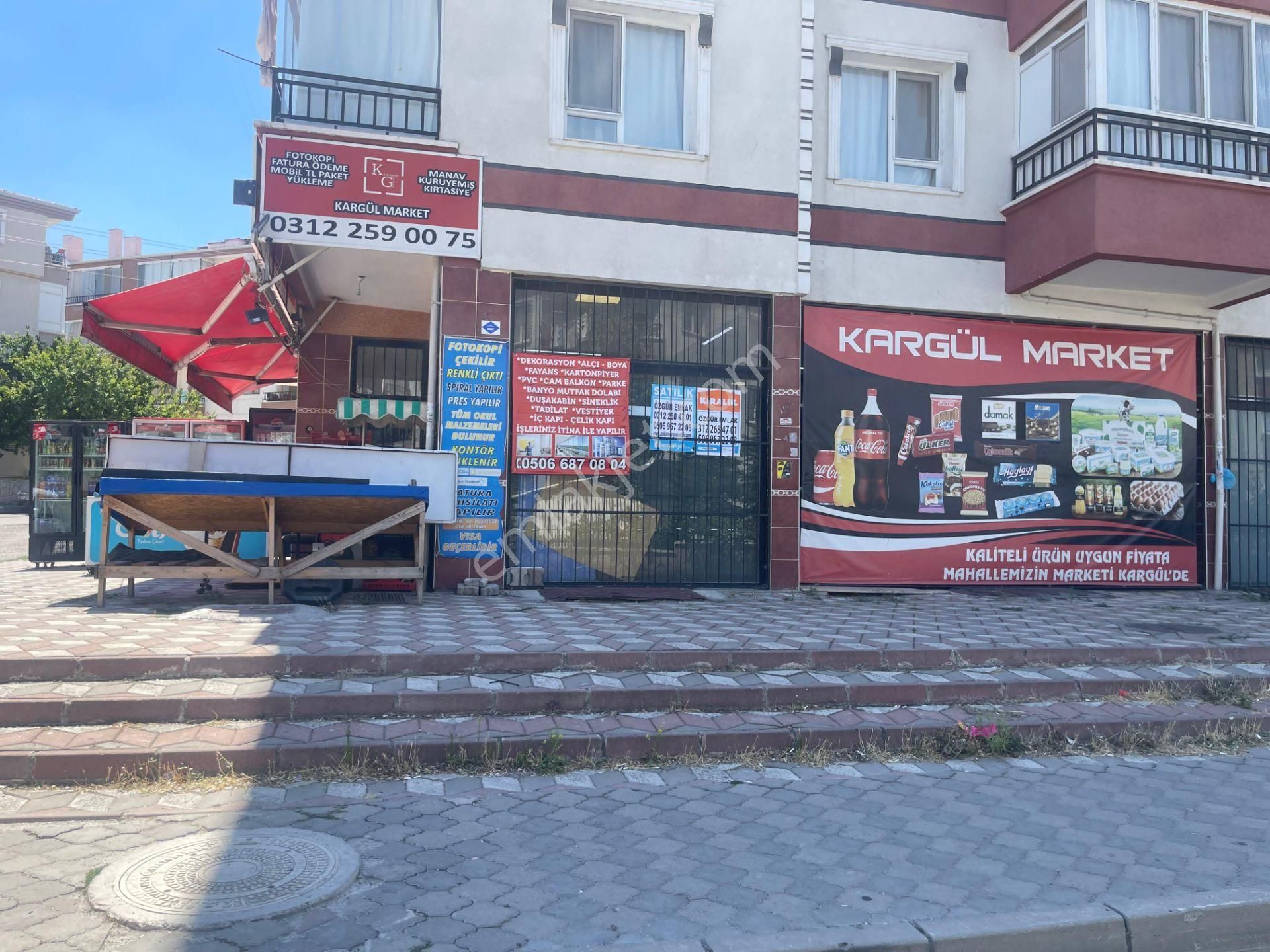 Sincan Tandoğan Kiralık Dükkan & Mağaza TANDOĞANDA HER İŞE UYGUN KÖŞE BAŞI DEPOSU OLAN DÜKKAN  