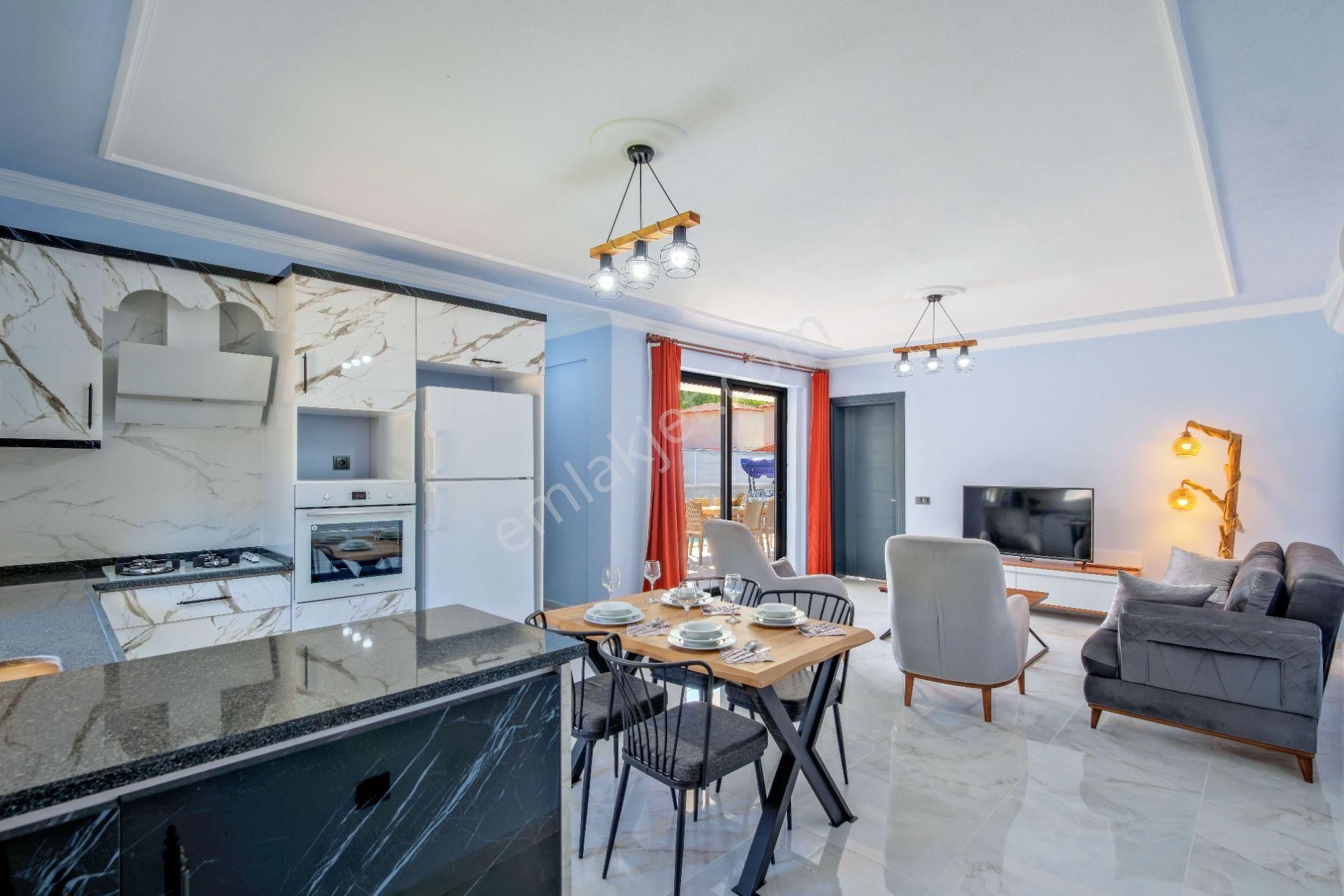 Fethiye İnlice'de Jakuzili Kiralık 2+1 Havuzlu Villa - Görsel 29