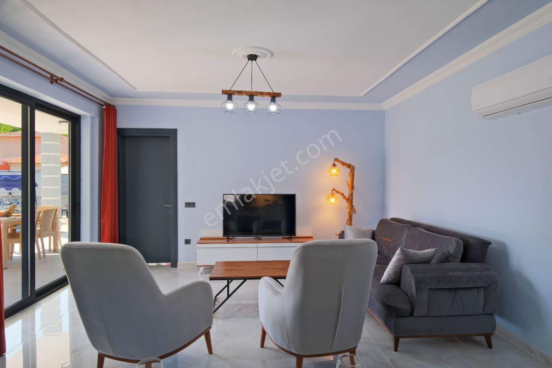 Fethiye İnlice'de Jakuzili Kiralık 2+1 Havuzlu Villa - Görsel 20