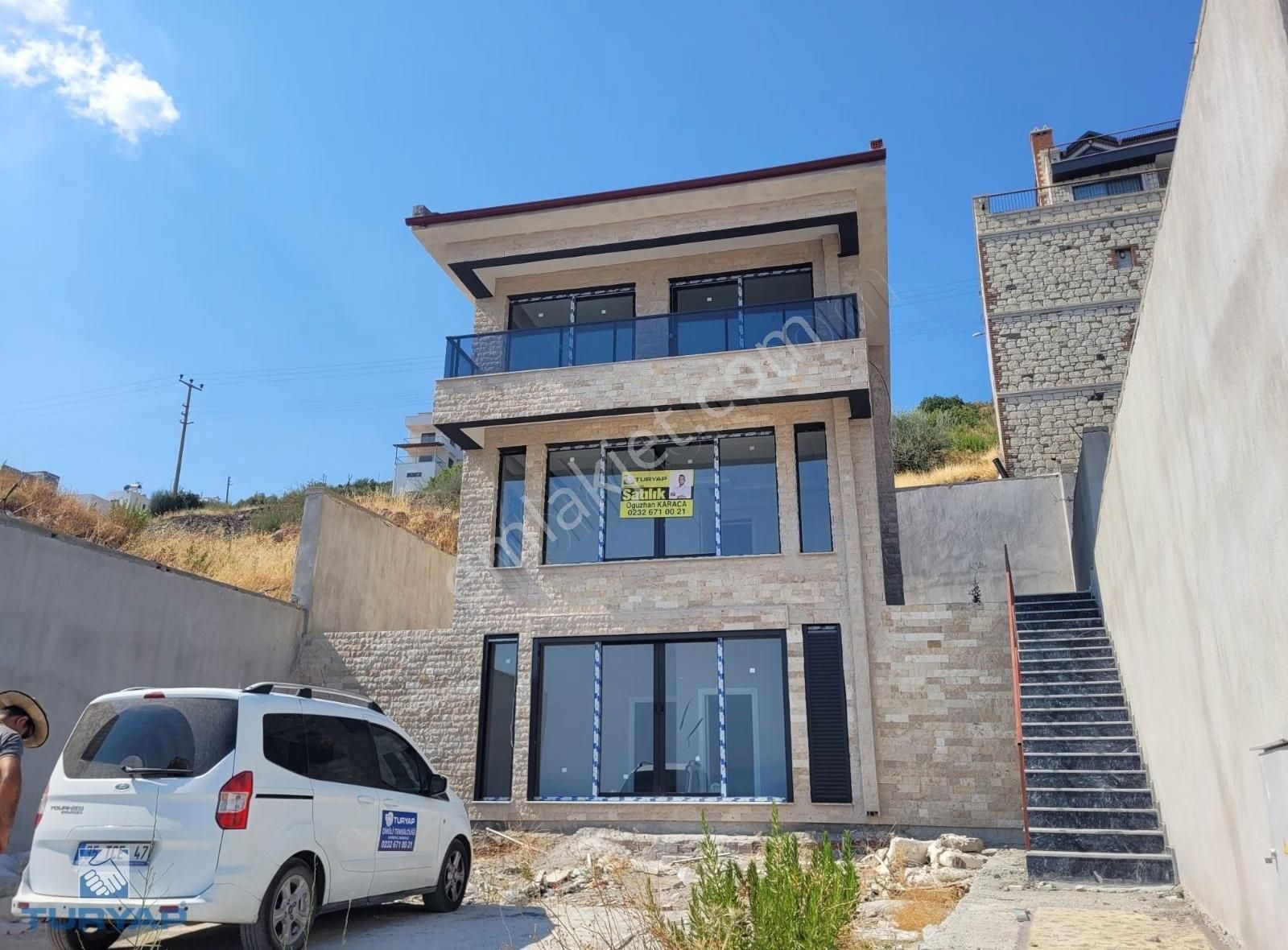 Dikili Çandarlı Satılık Villa Turyap Dikili'den Satılık Full Deniz Manzaralı 5+2 Sıfır Villa