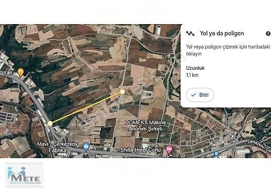 Tekirdağ Çerkezköy Veliköy'de Tamamı Satılık 9071 M² Arsa - Görsel 23