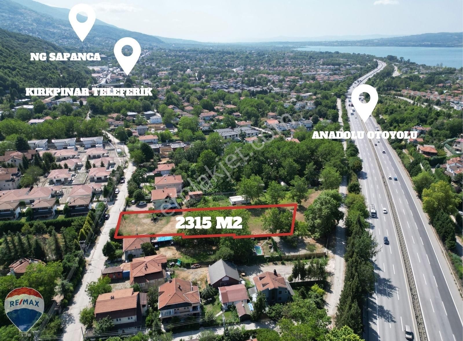 Sapanca Kırkpınar Hasanpaşa Satılık Villa İmarlı YUSUF GÜRTÜRK'TEN SAPANCA KIRKPINARDA 2315 M2 %30 İMARLI ARSA