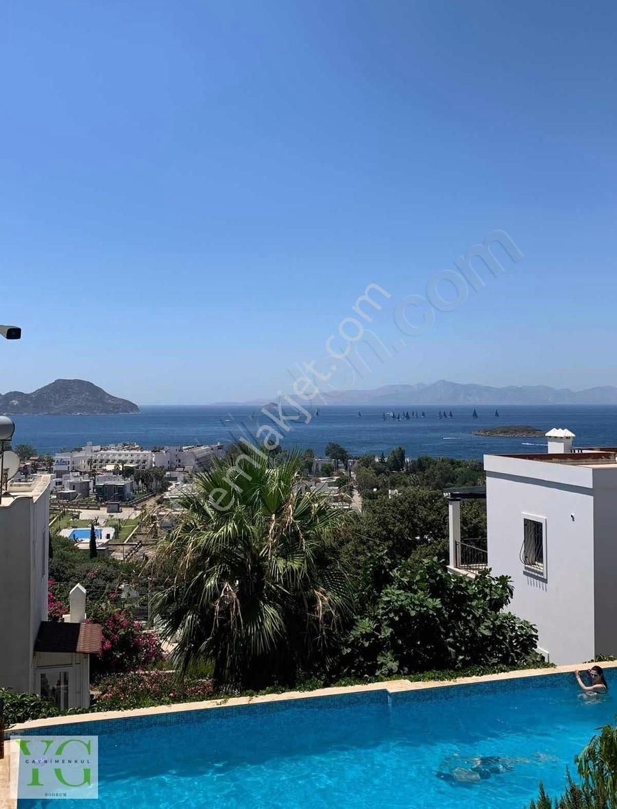 Bodrum Peksimet Kiralık Villa GÜMÜŞLÜK KADIKALESİ FULL DENİZ MANZARALI 3+1 VİLLA