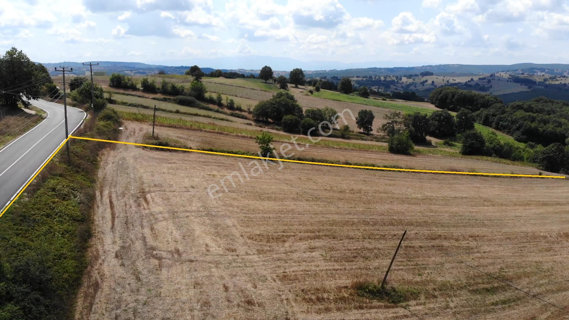 İzmit Çağırgan Satılık Tarla İzmit Çağırgan Da Yola Cephe 16.264 M2 Mükemmel Konumda Tarla