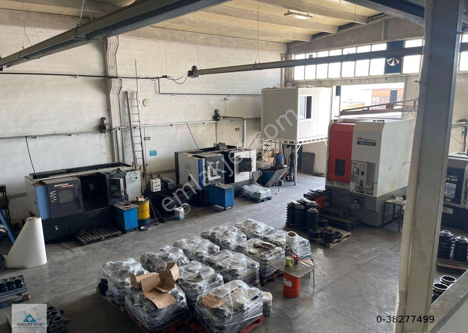 Kahramankazan Saray Kiralık Fabrika CNC, TORNA, DİK ATÖLYESİ - DEVREN