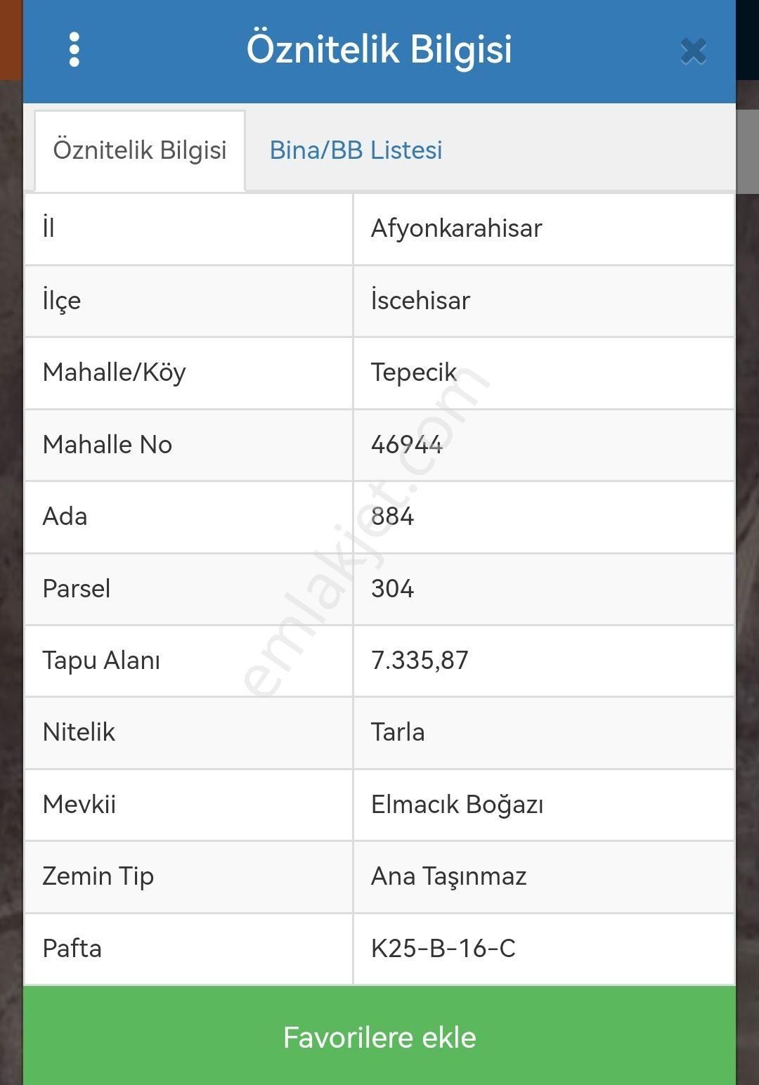 İscehisar Tepecik Satılık Tarla KÖKEN EMLAKTAN SATILIK İSCEHİSARDA TARLA