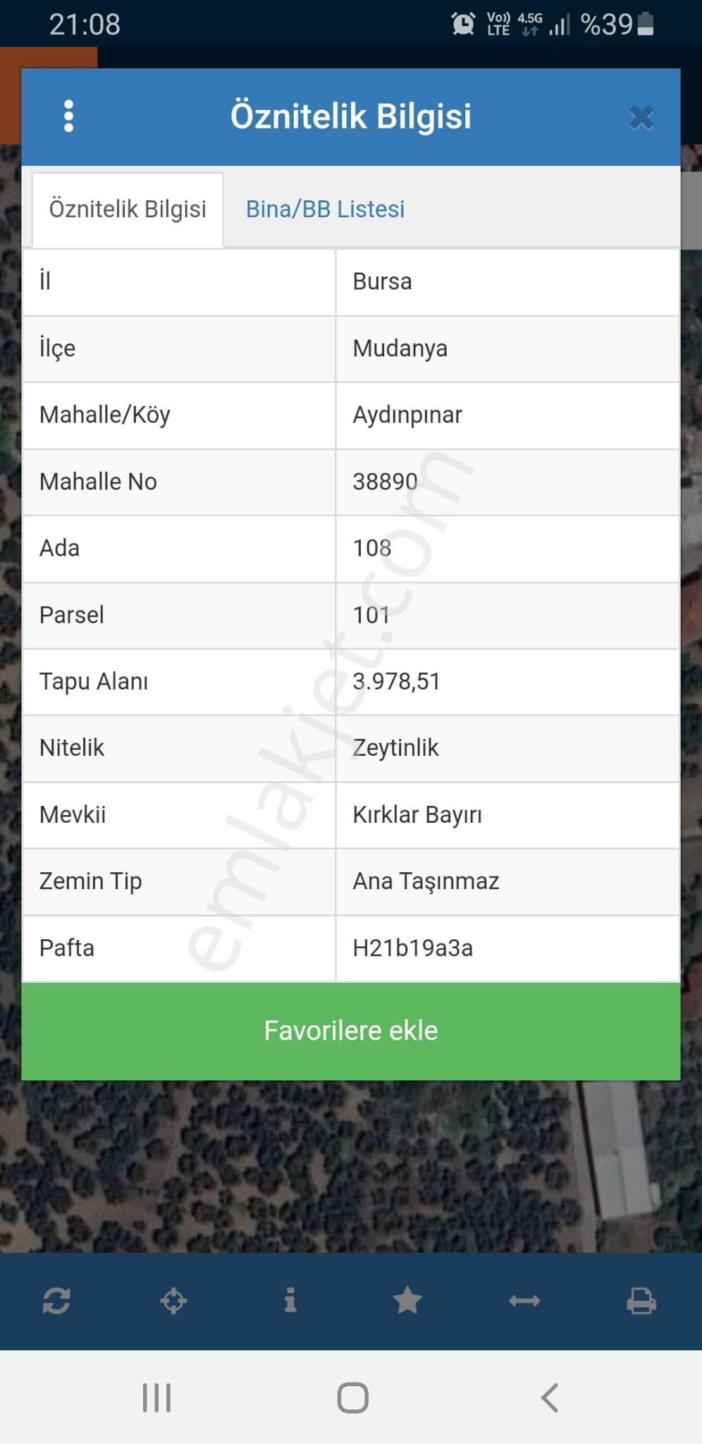 Mudanya Aydınpınar'da İmarlı Arsa - Görsel 11