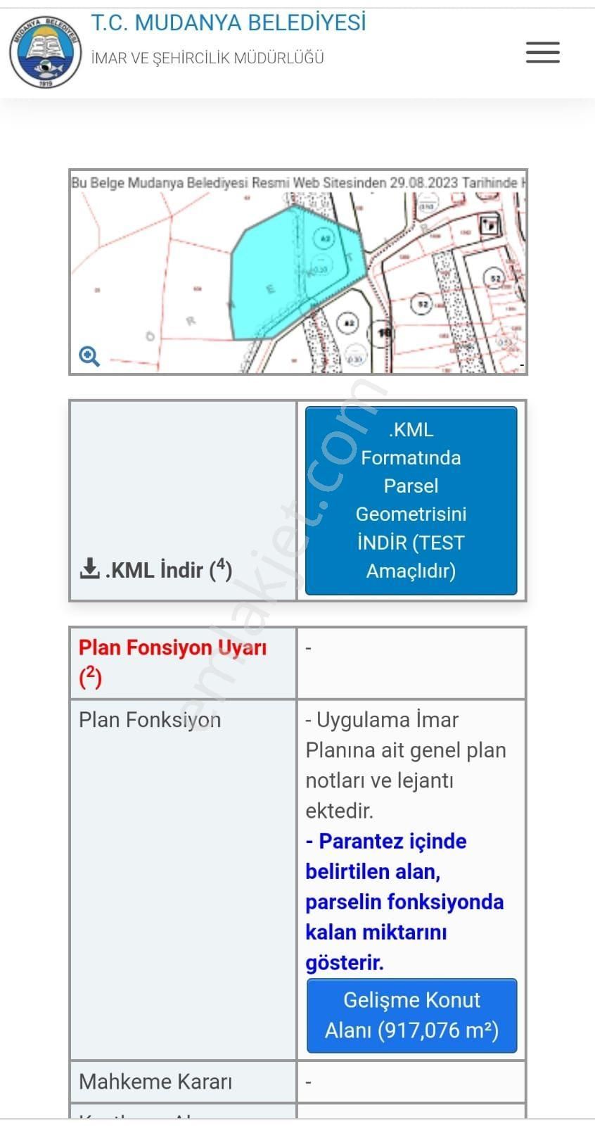 Mudanya Aydınpınar'da İmarlı Arsa - Görsel 14