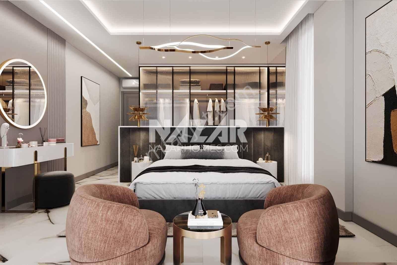 Kestel Yaylalı’da Kale Ve Deniz Manzaralı 4+1 Lüks Villa - Eşsiz Yaşam Fırsatı! - Görsel 19