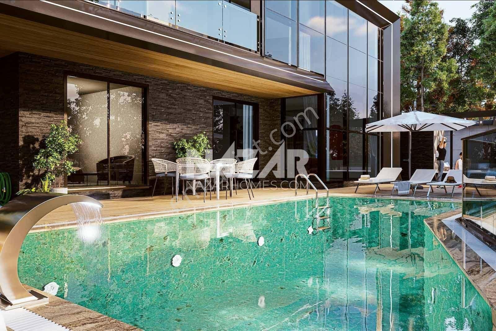 Kestel Yaylalı’da Kale Ve Deniz Manzaralı 4+1 Lüks Villa - Eşsiz Yaşam Fırsatı! - Görsel 9