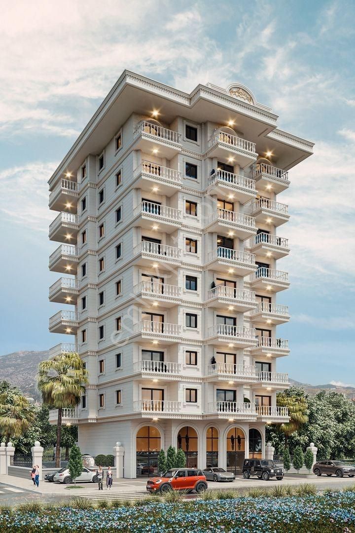 Alanya Mahmutlar Satılık Daire Kurt Safir Flower Sitesi, Deniz Manzaralı, Projeden 2+1 Daire