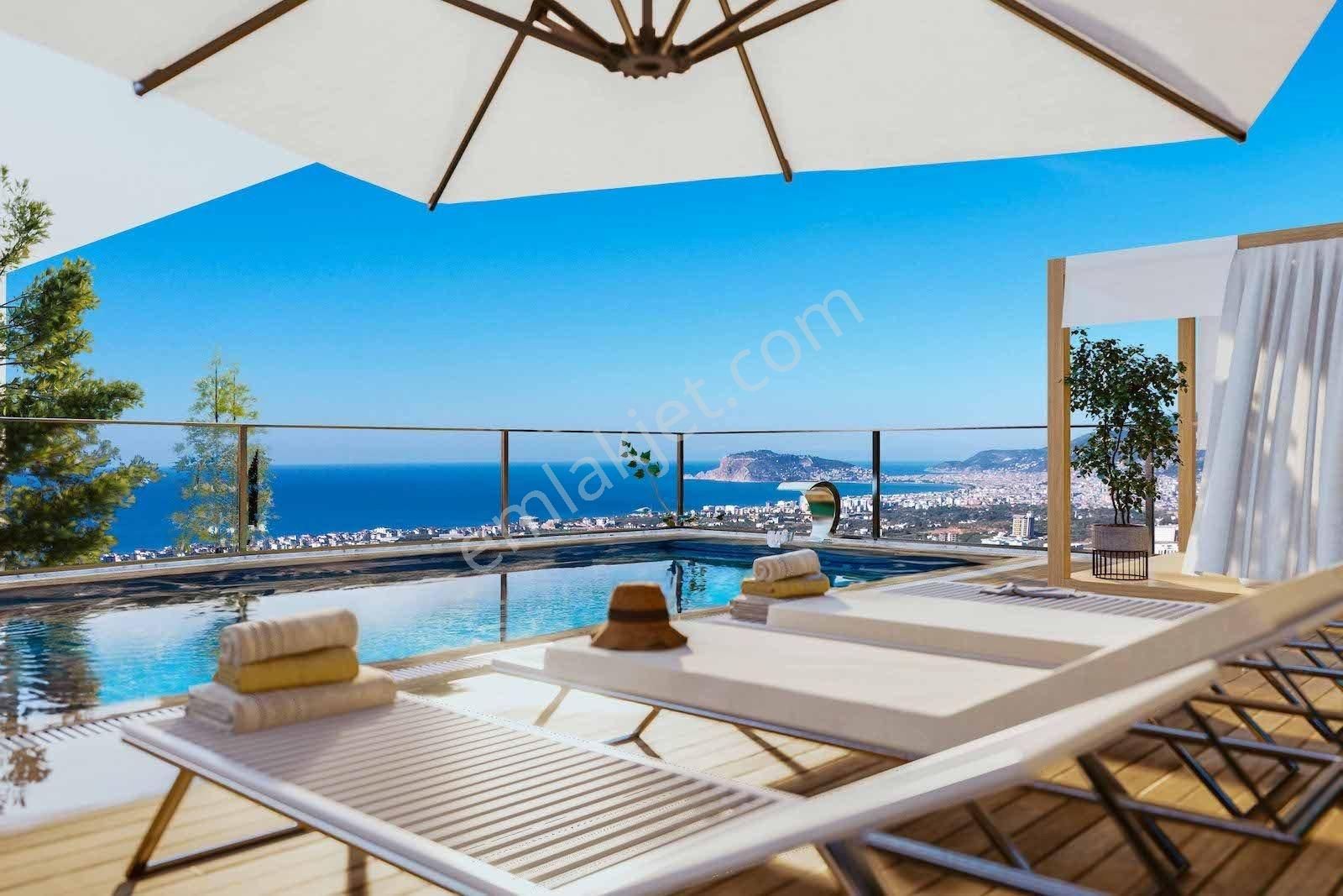 Kestel Yaylalı'da Kale Ve Deniz Manzaralı Lüks Villa - Görsel 31