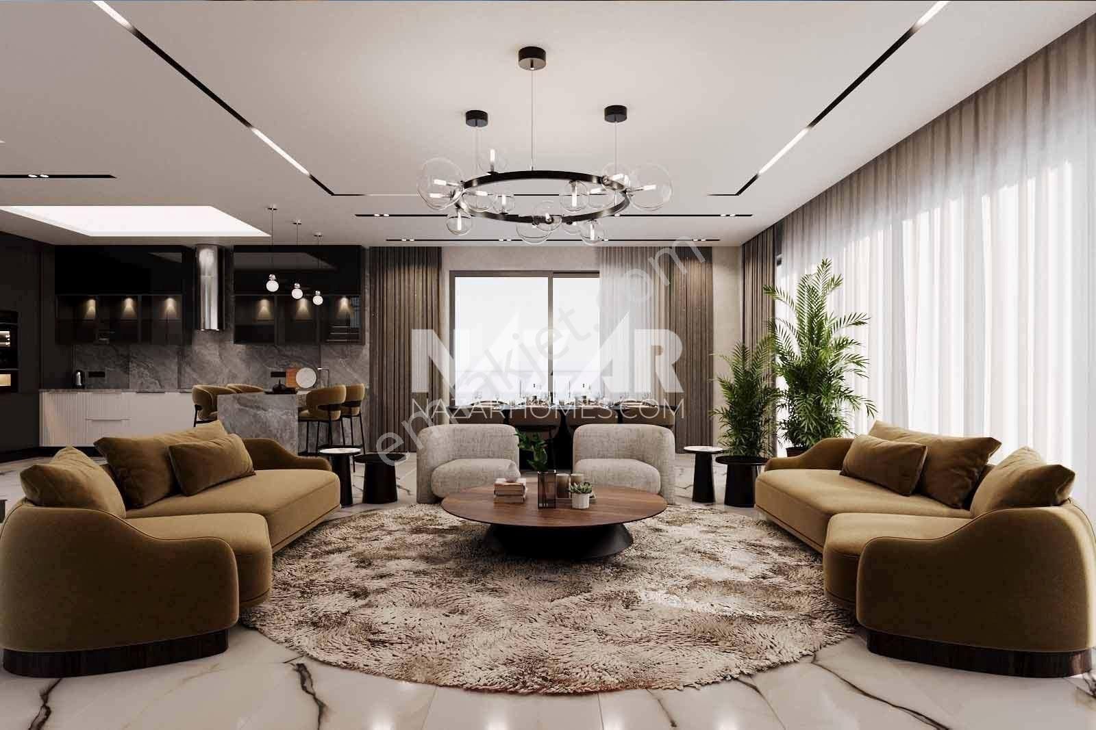 Kestel Yaylalı'da Kale Ve Deniz Manzaralı Lüks Villa - Görsel 17