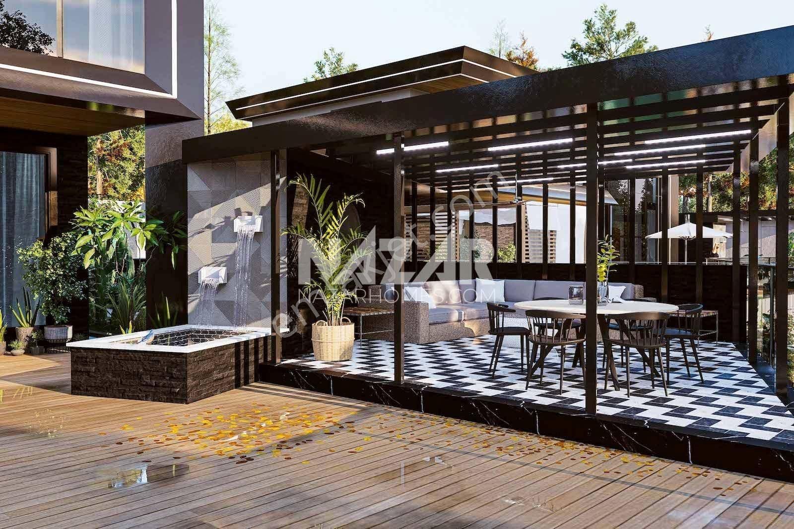 Kestel Yaylalı'da Kale Ve Deniz Manzaralı Lüks Villa - Görsel 12