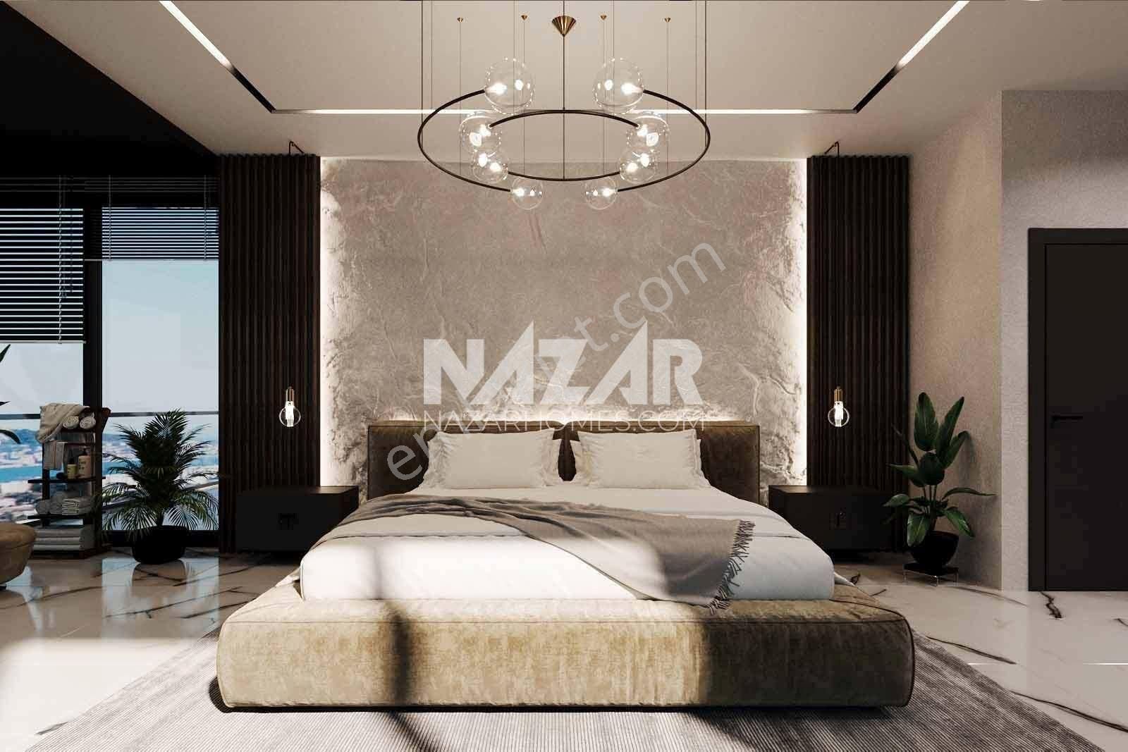 Kestel Yaylalı'da Kale Ve Deniz Manzaralı Lüks Villa - Görsel 19