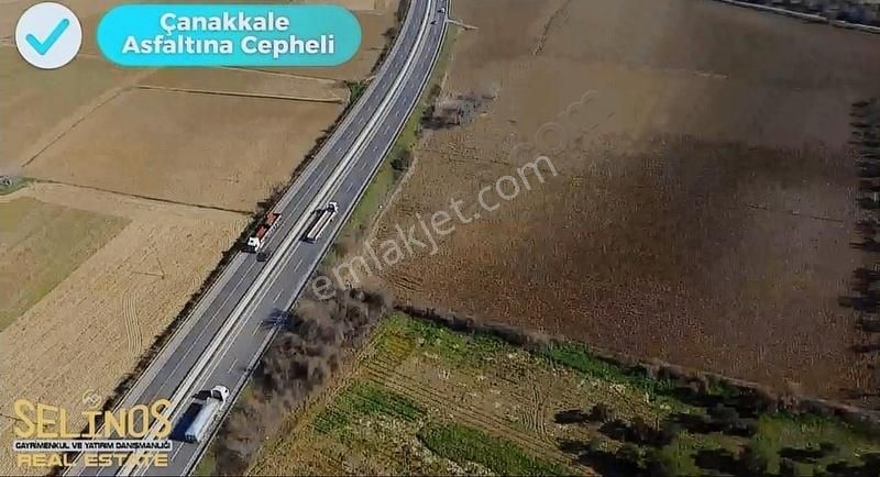 Bergama Eğrigöl Satılık Tarla ÇANAKKALE ASFALTINA CEPHELİ 12.300 m2 ZEYTİNLİ TARLA