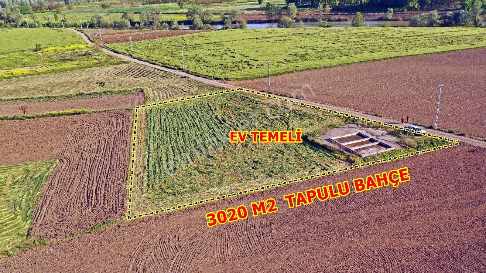 Karasu Akkum Satılık Tarla Akkum Köyünde Temeli Atılmış 3020 /m2 Fırsat Tarla