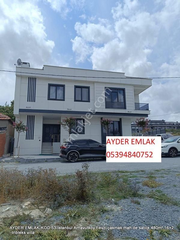 Arnavutköy Mareşal Fevzi Çakmak Satılık Villa  istanbul Arnavutköy Fevzi çakmak mah de satılık 480m² 16+2 –tribleks villa  