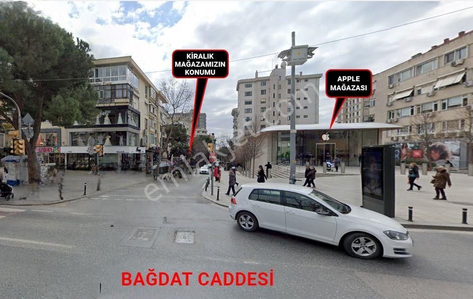 Kadıköy Caddebostan Kiralık Dükkan & Mağaza  BAĞDAT CADDESİNE 3 DÜKKAN MESAFEDE KİRALIK CADDE MAĞAZASI