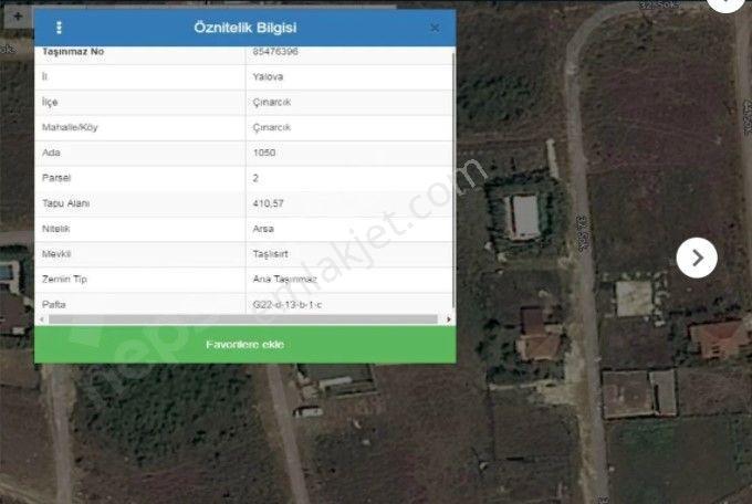 Çınarcık'ta Deniz Manzaralı Villalık Arsa - Görsel 2