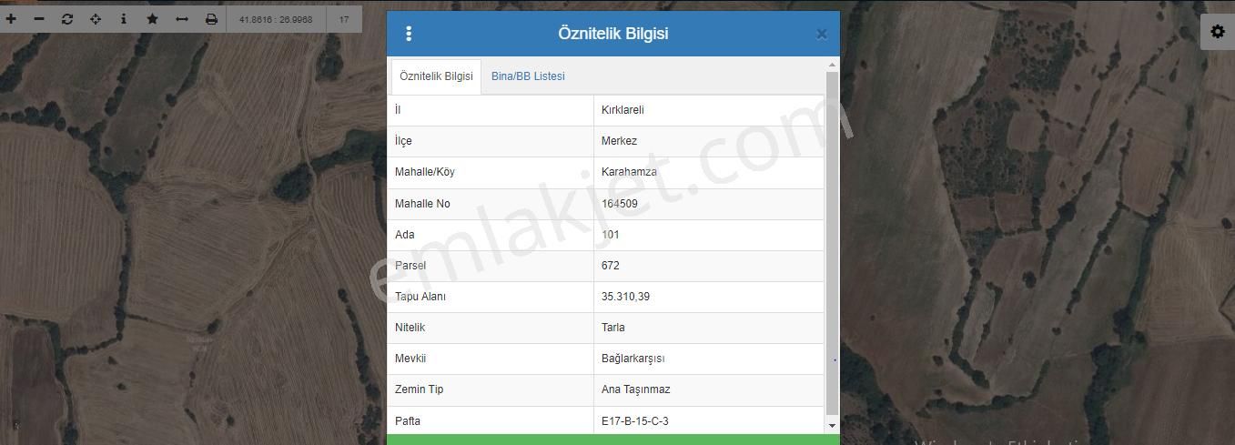 Kırklareli Merkez Karahamza Köyü Satılık Tarla Kırklareli Merkez Karahamza Köyü Satılık Tarla , 35,310 M2 Müstakil