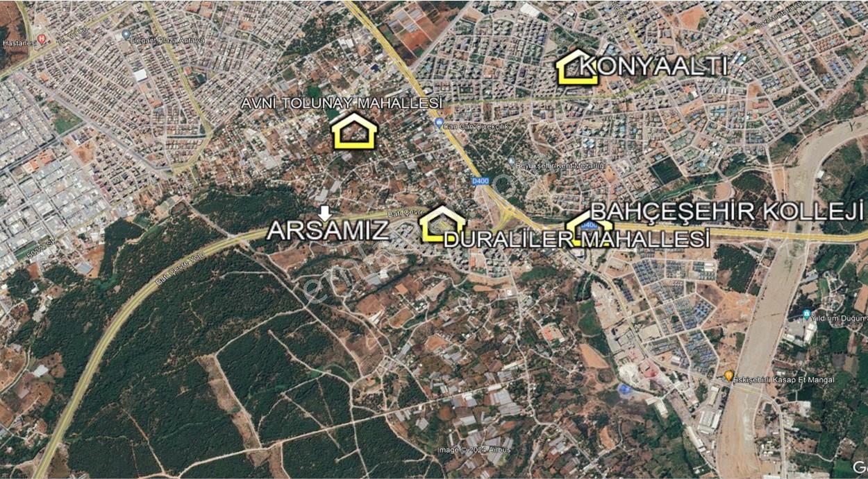 Antalya Kepez Duraliler Mah. Yatırımlık Satılık Tarla - Görsel 4