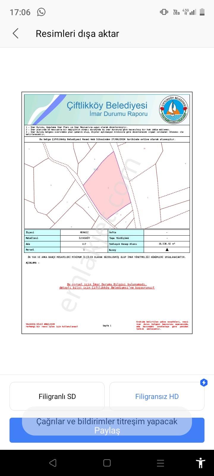 Çiftlikköy İlyasköy Köyü (Yukarı) Satılık Konut+Ticaret Alanı ÇİFTLİK KÖY MEVKİİ MAHALLESİ İLYAS KÖY SATLIK İMALATA UYGUN SANAYİ ARSASI