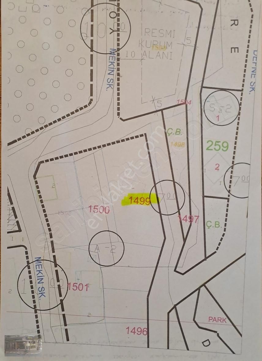 Balıkesir Erdek Satılık Ticari İmarlı ERDEK PRESTİJDEN OCAKLARDA DENİZ MANZARALI KOTLU 1325 M2 ARSA