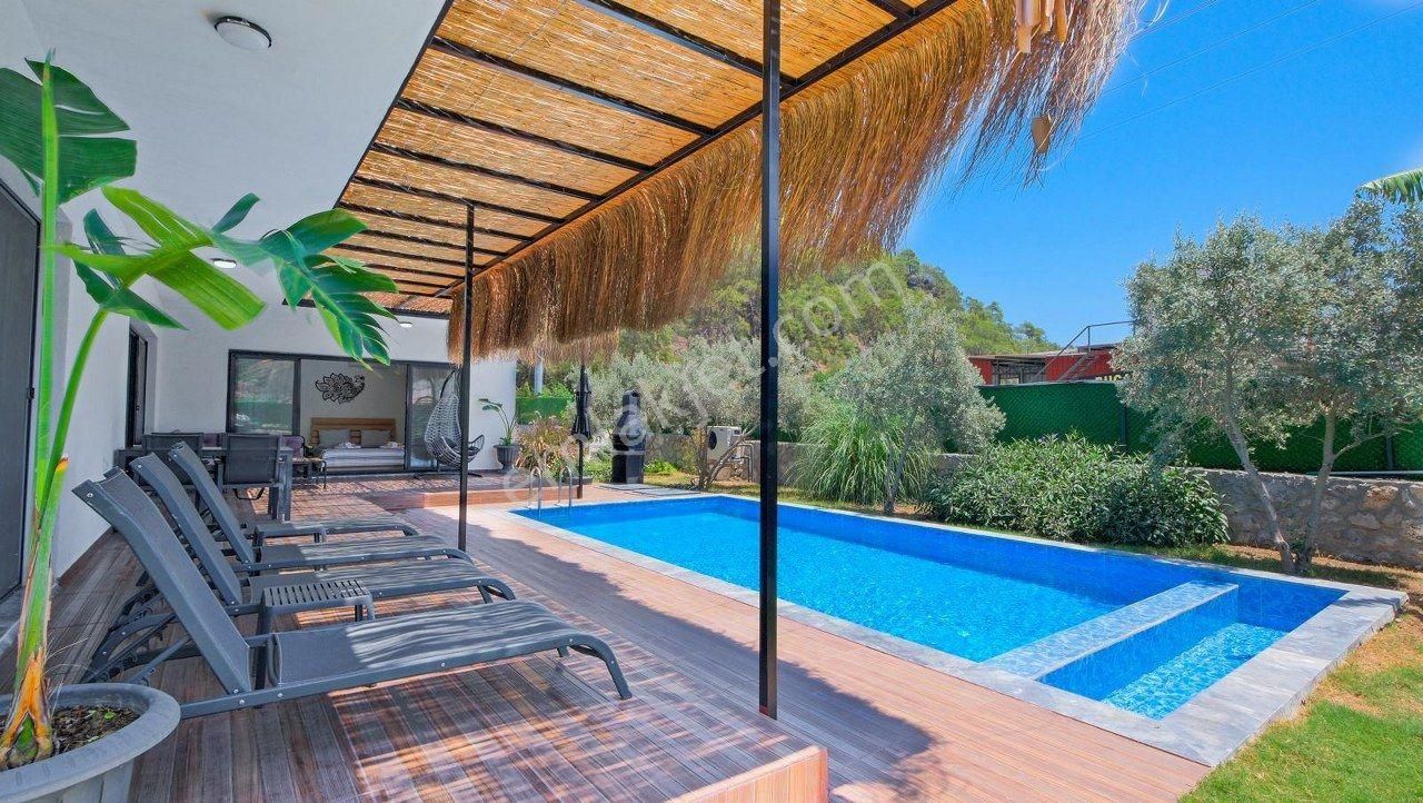 Fethiye İnlice'de Kiralık(günlük) 2+1 Havuzlu Villa (mera-156) - Görsel 8