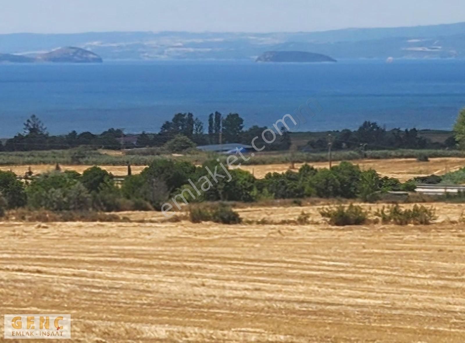 Gelibolu Koruköy Köyü (Mutatlar) Satılık Tarla Saroz Körfez Manzaralı, Ege Denizine Yürüme Mesafesinde Fırsat