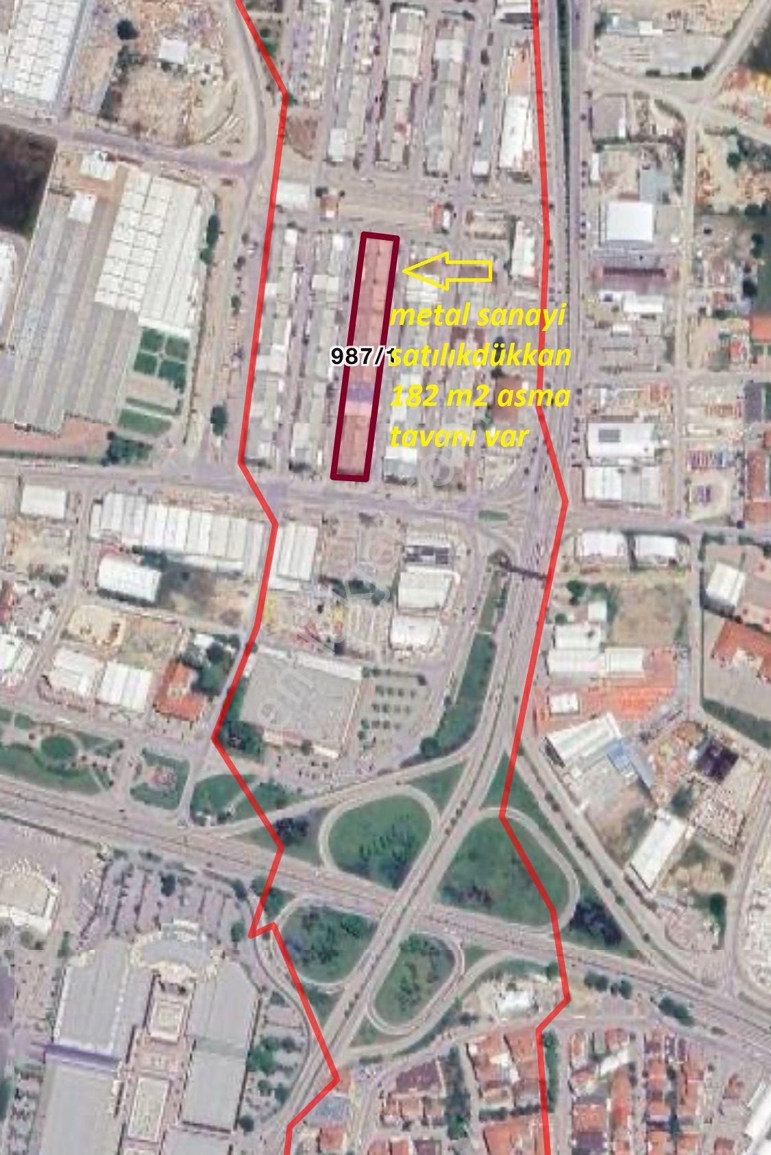 İnegöl Sinanbey Satılık Müstakil İşyeri Satılık Müstakil Dükkan ,inegöl Metal Sanayi 182 M2 +asma Kat İlaveli