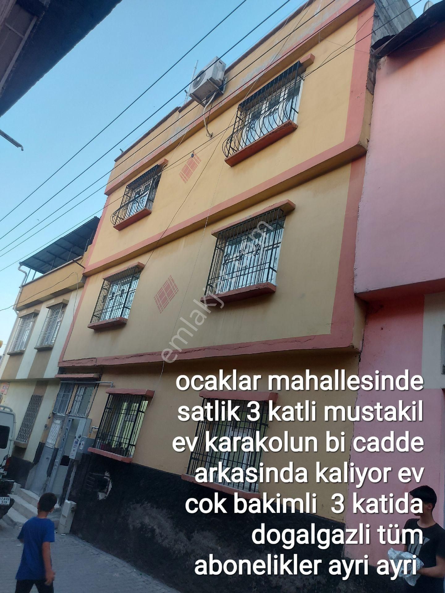 Şahinbey Ocaklar Satılık Daire karakurt gayrimenkulden satlık 3 katli doğalgazli müstakil ev 