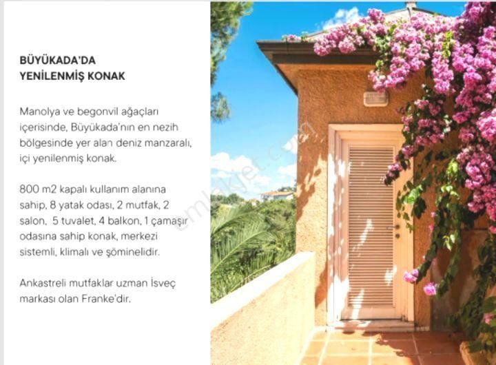 Adalar Nizam Satılık Daire BÜYÜKADA DENIZ MANZARALI KONAK