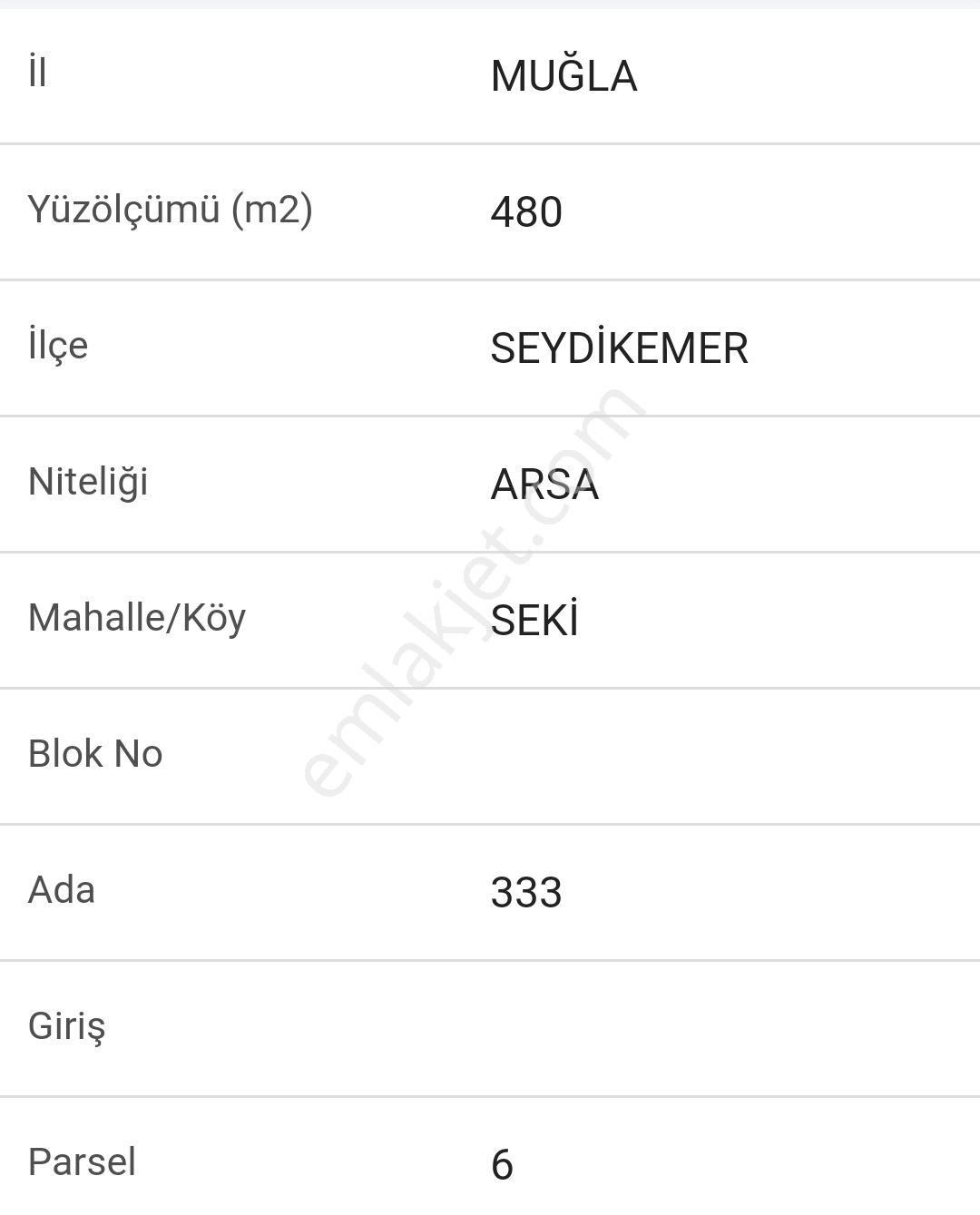 Seydikemer Seki Yaylasında İmarlı Arsa - Görsel 3