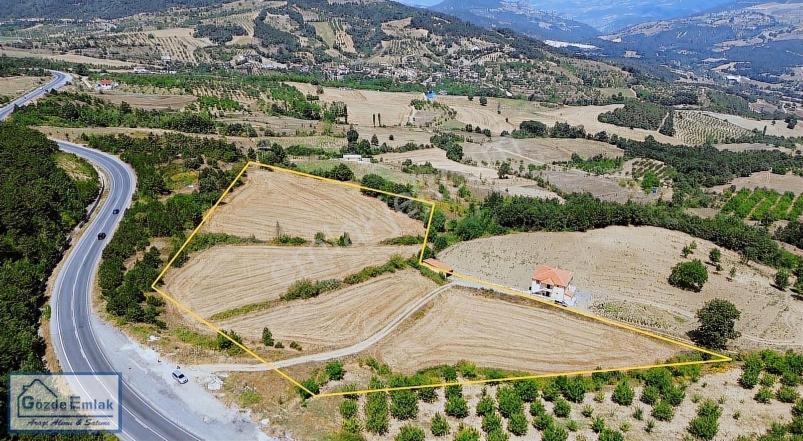 Geyve Hacıosmanlar Satılık Tarla Gözde Emlakdan Geyve Hacıosmanlar 18.414m2 Ankara Afsaltı Kenarı