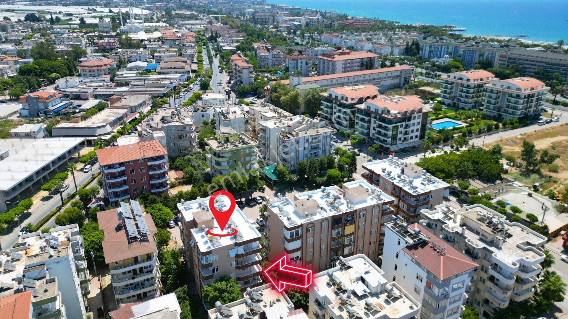 Alanya Konaklı Satılık Daire  SATILIK 2+1, GENİŞ 110 m2 DAİRE