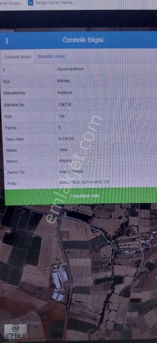 Afyonkarahisar Kozluca Köyünde Satılık Arazi Cadde Üzeri - Görsel 7