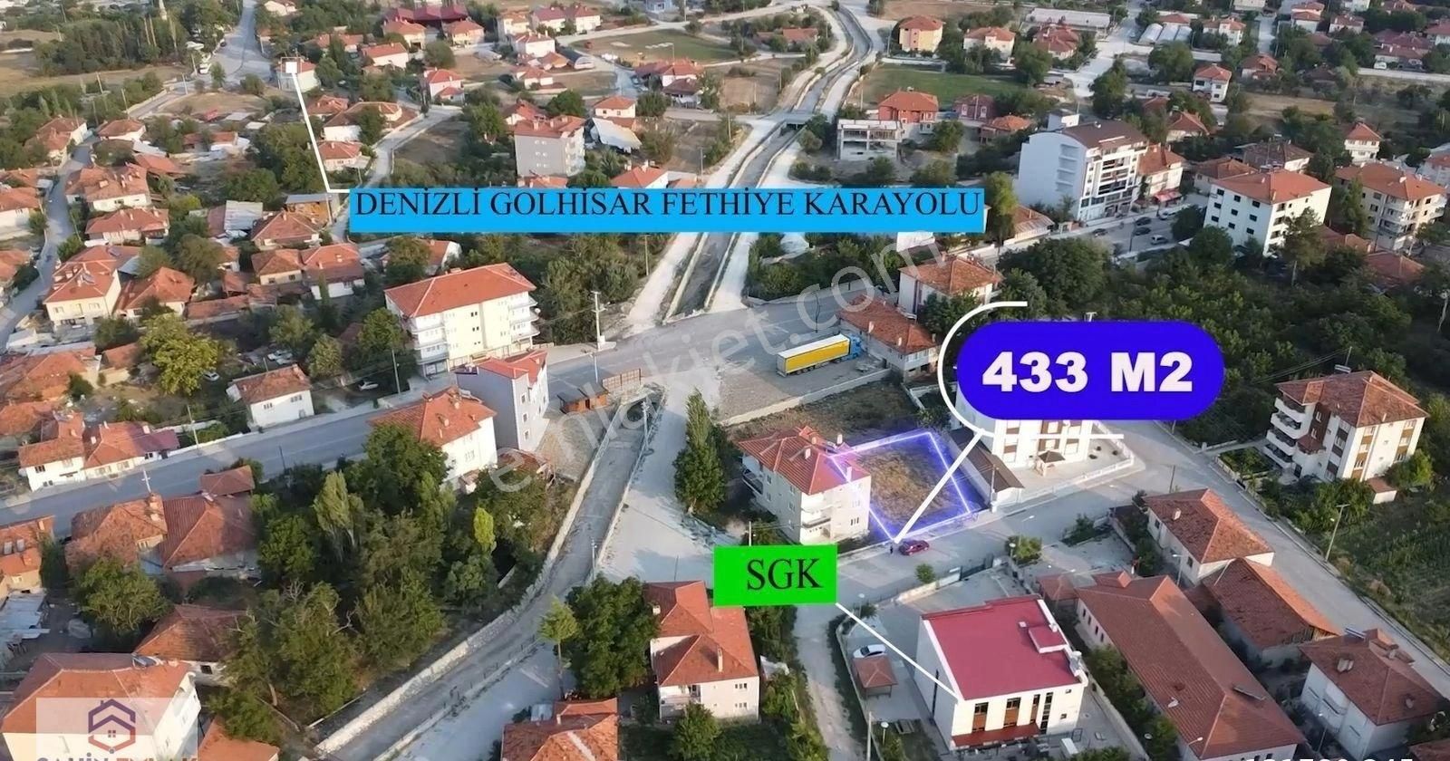 Gölhisar Konak Satılık Tarla Burdur/gölhisar Konak Mahallesinde 433 M2 Arsa Satılık