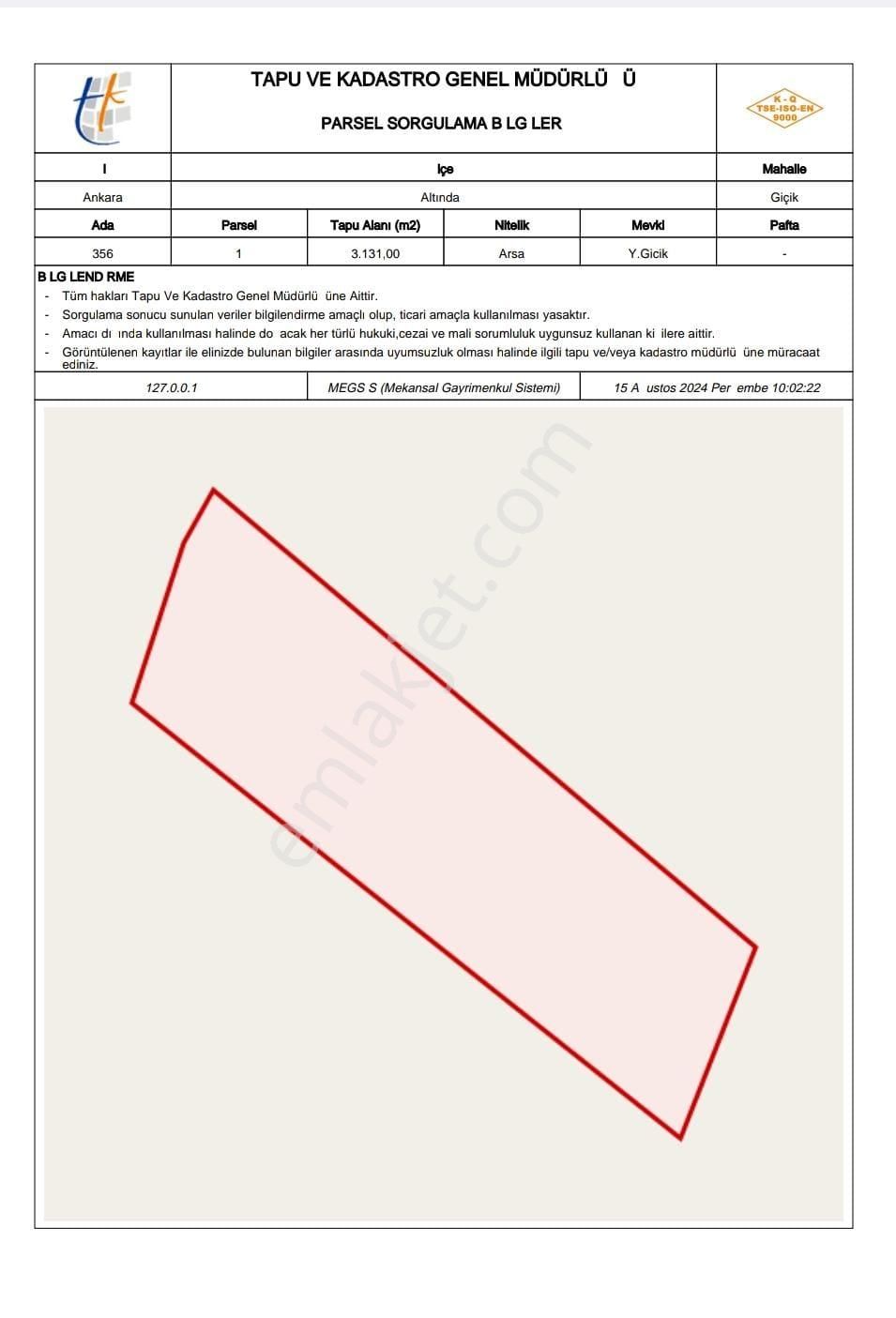 Ankara Altındağda Konut İmarlı Yatırımlık Arsa - Görsel 5