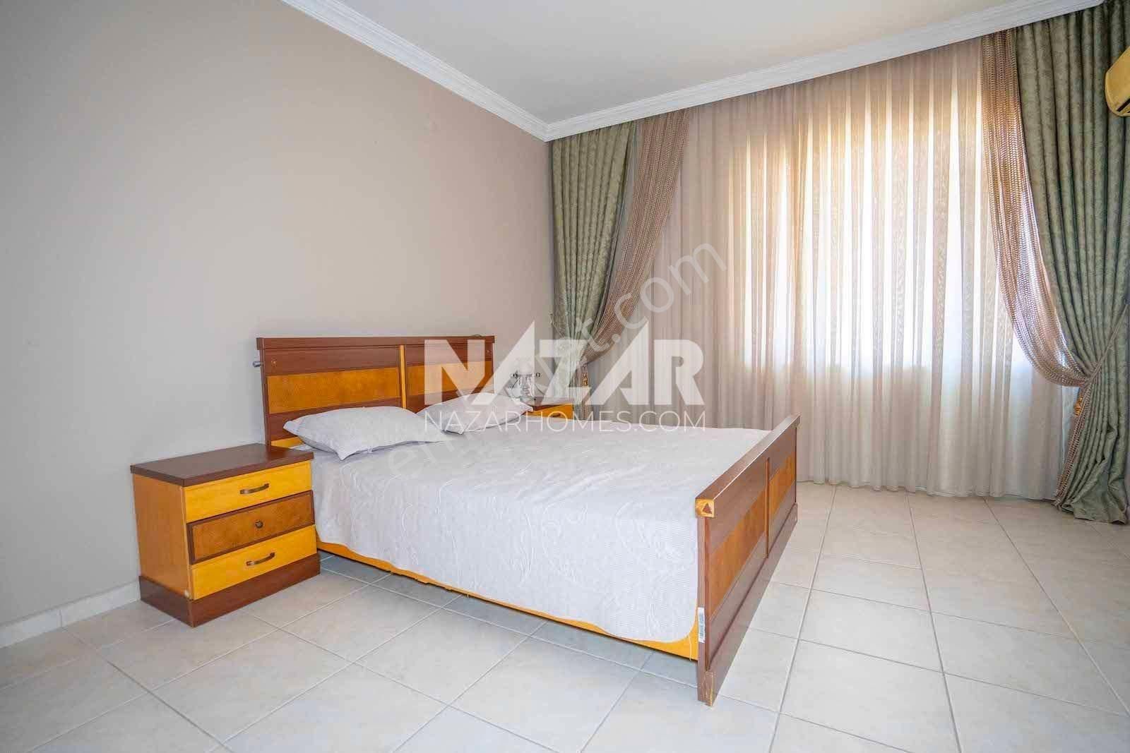 Alanya Demirtaş Satılık 3+1 Denize Sıfır Eşyalı Villa - Görsel 18