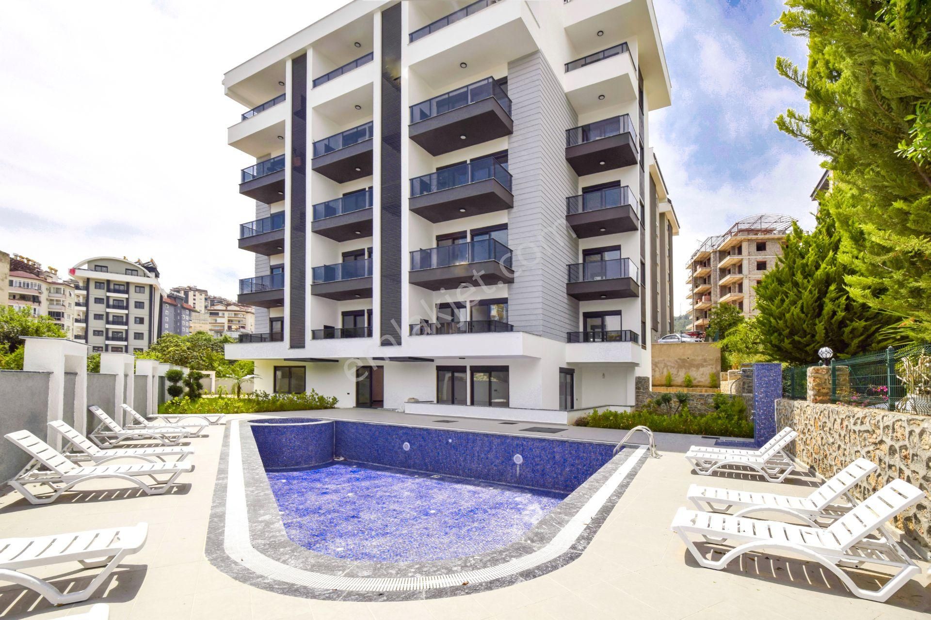 Alanya Oba'da Yeni Residence Sıfır Eşyalı 1+1 Daire - Görsel 20