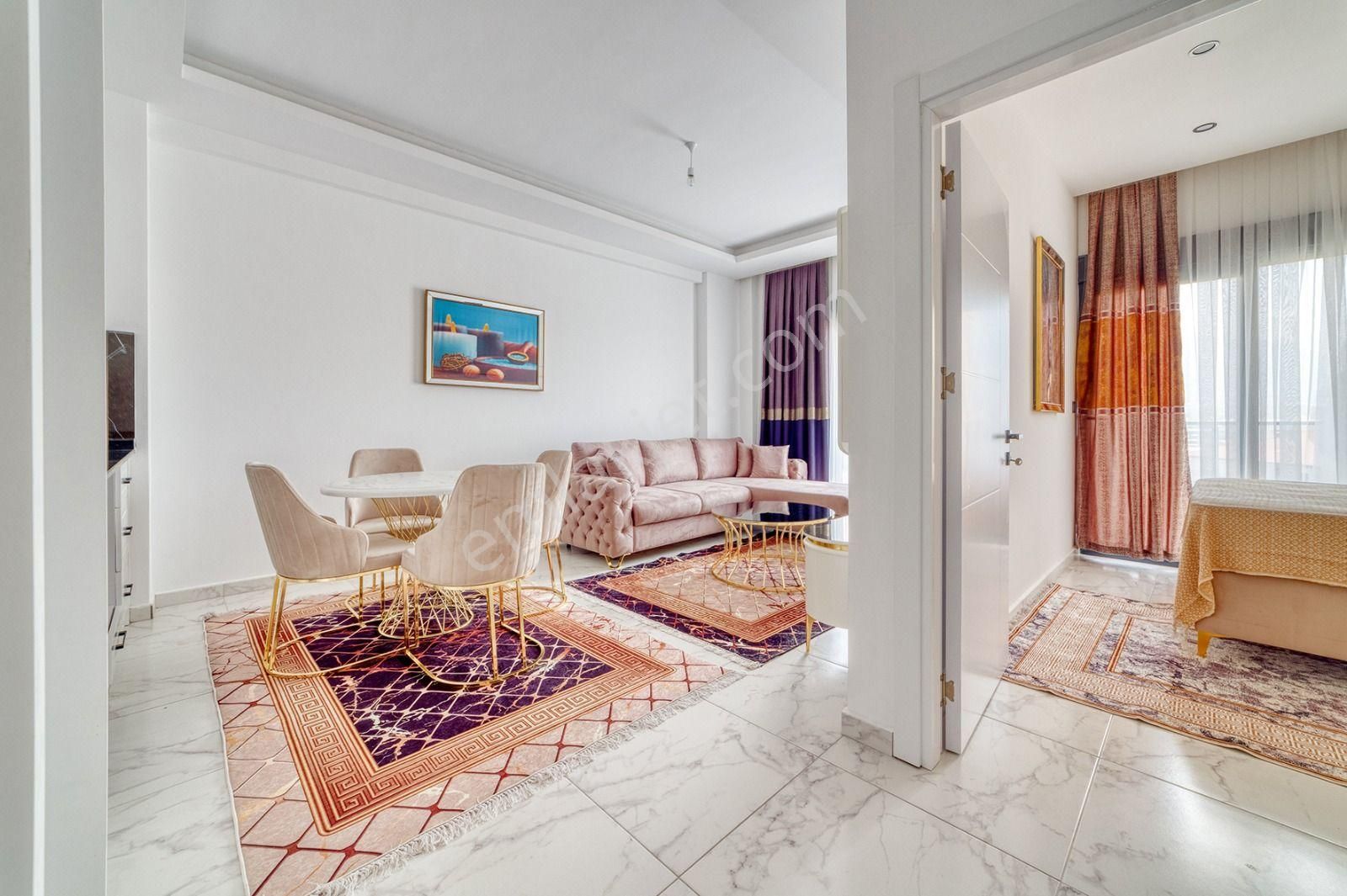 Alanya Oba'da Yeni Residence Sıfır Eşyalı 1+1 Daire - Görsel 10