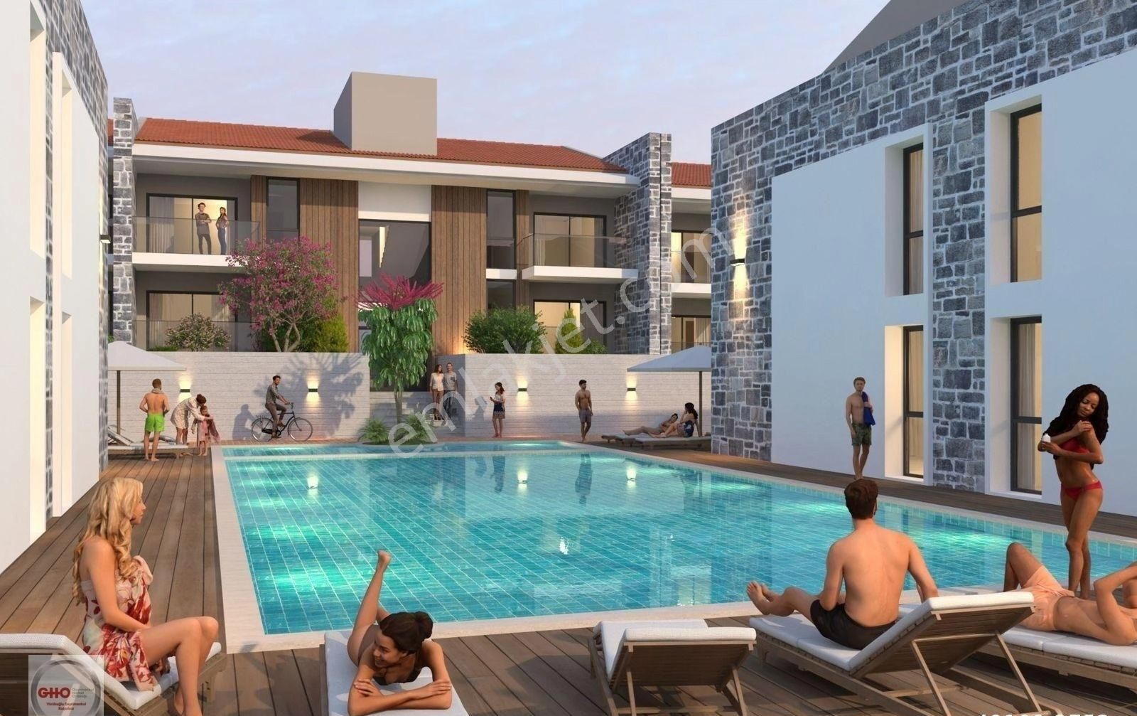 Kuşadası Davutlar Satılık Residence Kuşadası Davutlar da Kira garantili Termal Su projeden daireler