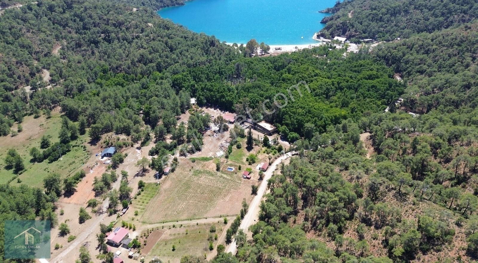 Fethiye Yanıklar Satılık Tarla Türev Emlaktan Fethiye Günlüklü Koyunda Satılık Arazi