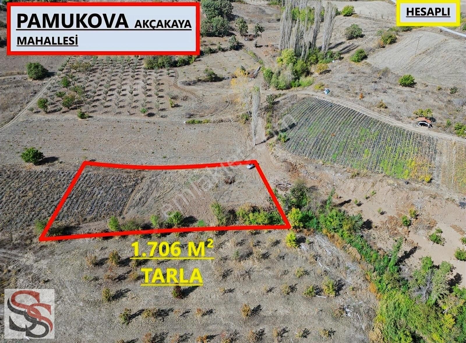 Pamukova Akçakaya Satılık Tarla PAMUKOVA AKÇAKAYA MAHALLESİNDE MUHTEŞEM KONUMDA 1.706 M² TARLA