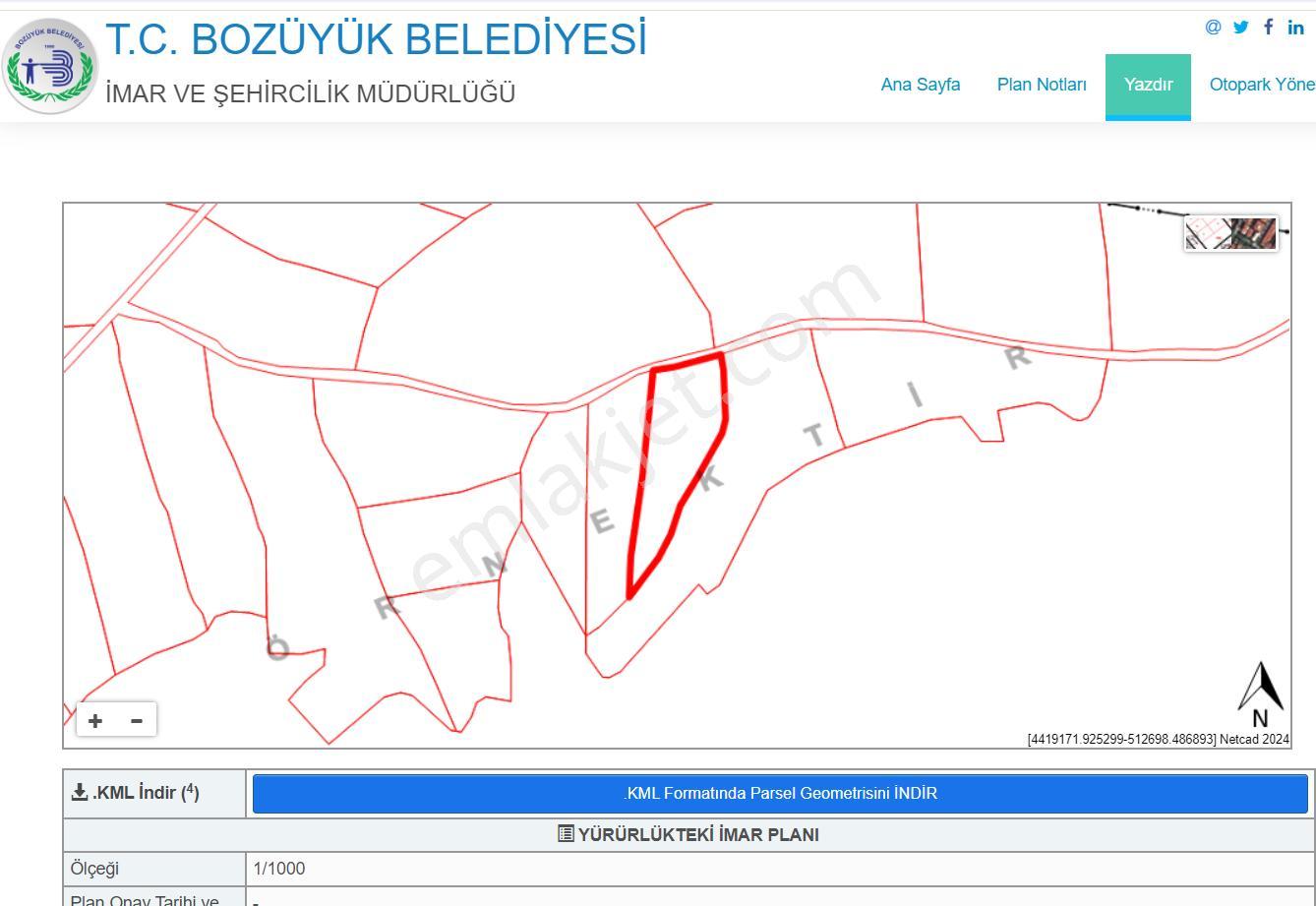 Bilecik Bozüyük Dübekli Köyü'nde 2056 M² Satılık Tarla - Görsel 10