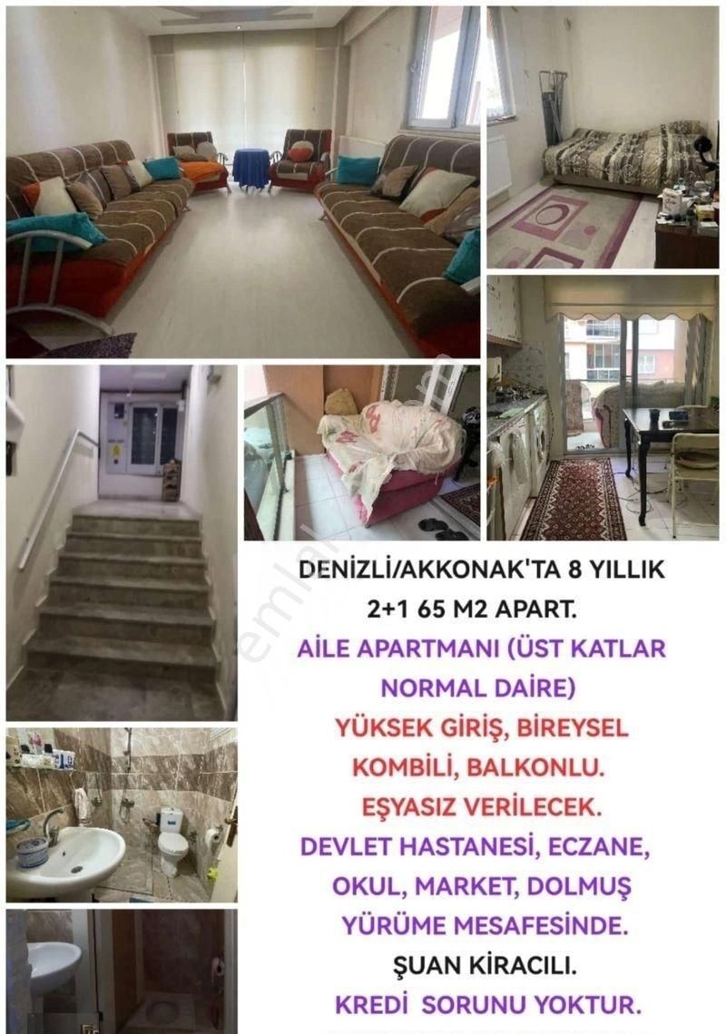 Merkezefendi Akkonak Satılık Daire AKKONAK DA 2+1 65M2 APART