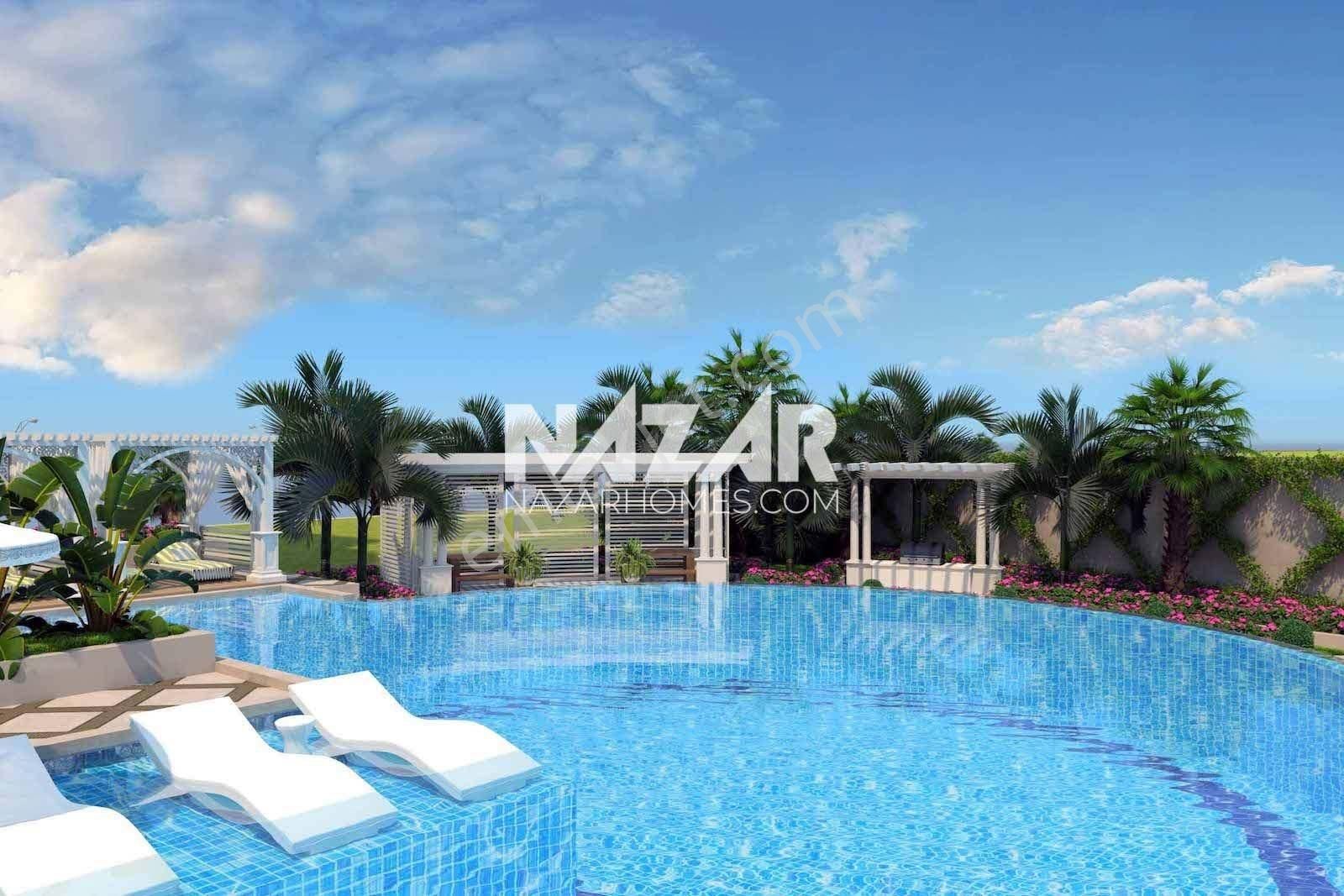 Alanya Tosmur Satılık 1+1 Deniz Manzaralı Daire - Görsel 14