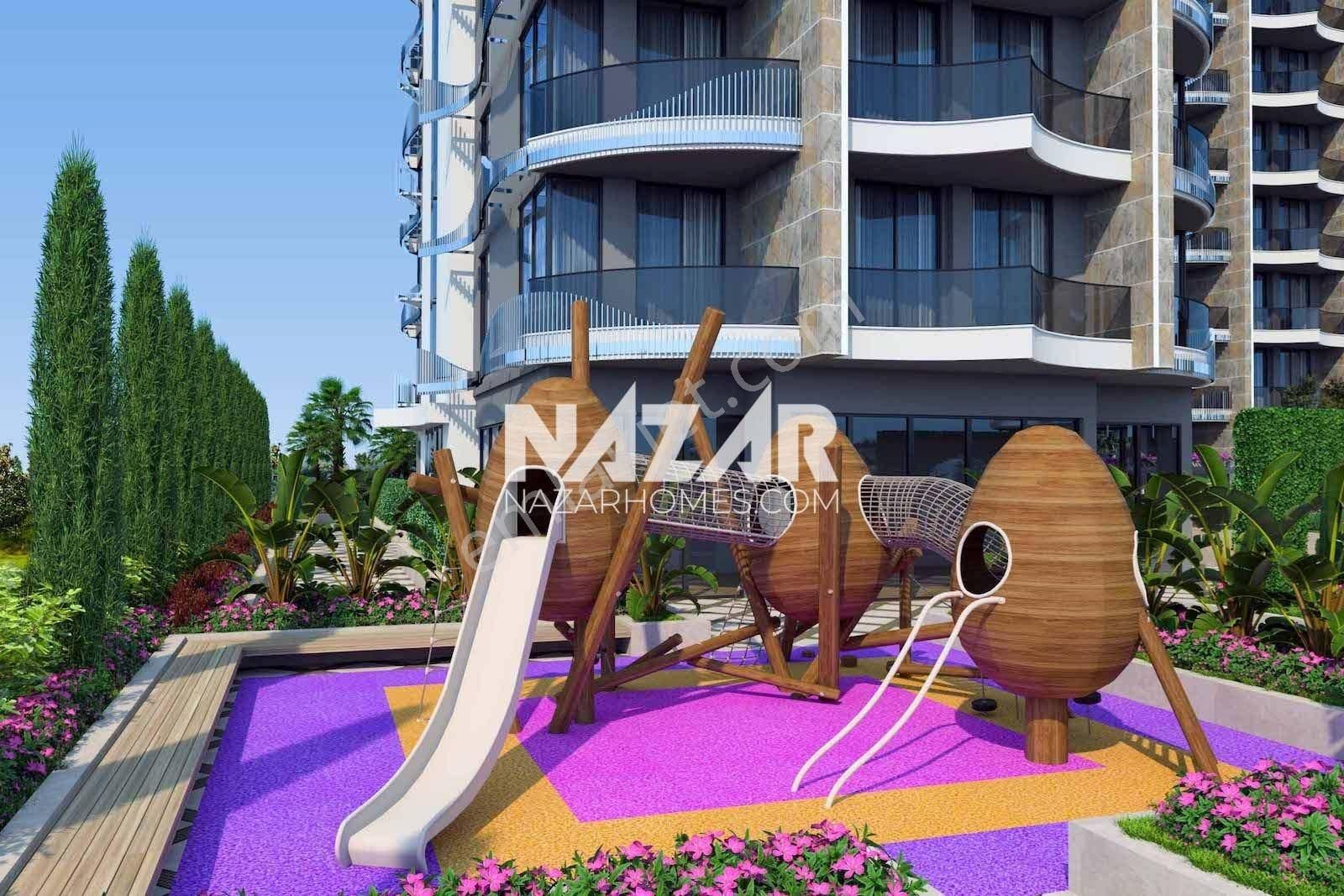 Alanya Tosmur Satılık 1+1 Deniz Manzaralı Daire - Görsel 15